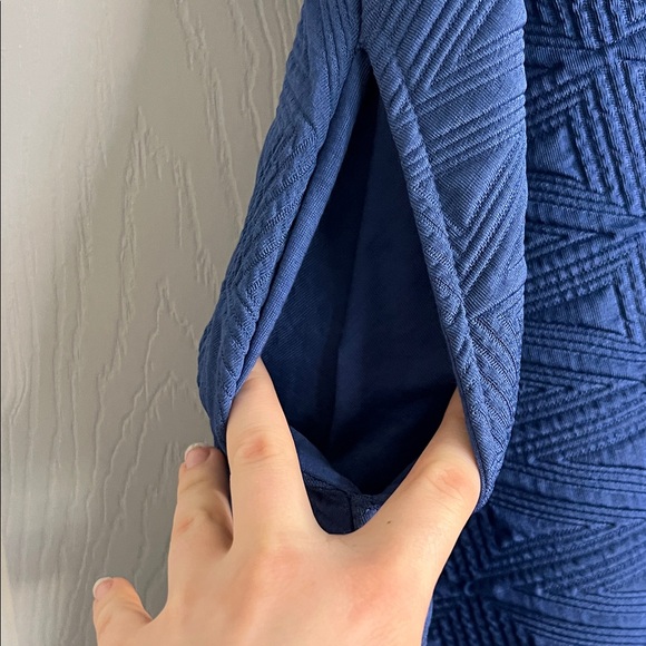 Free People Textured Blue Dress - Picture 5 of 6